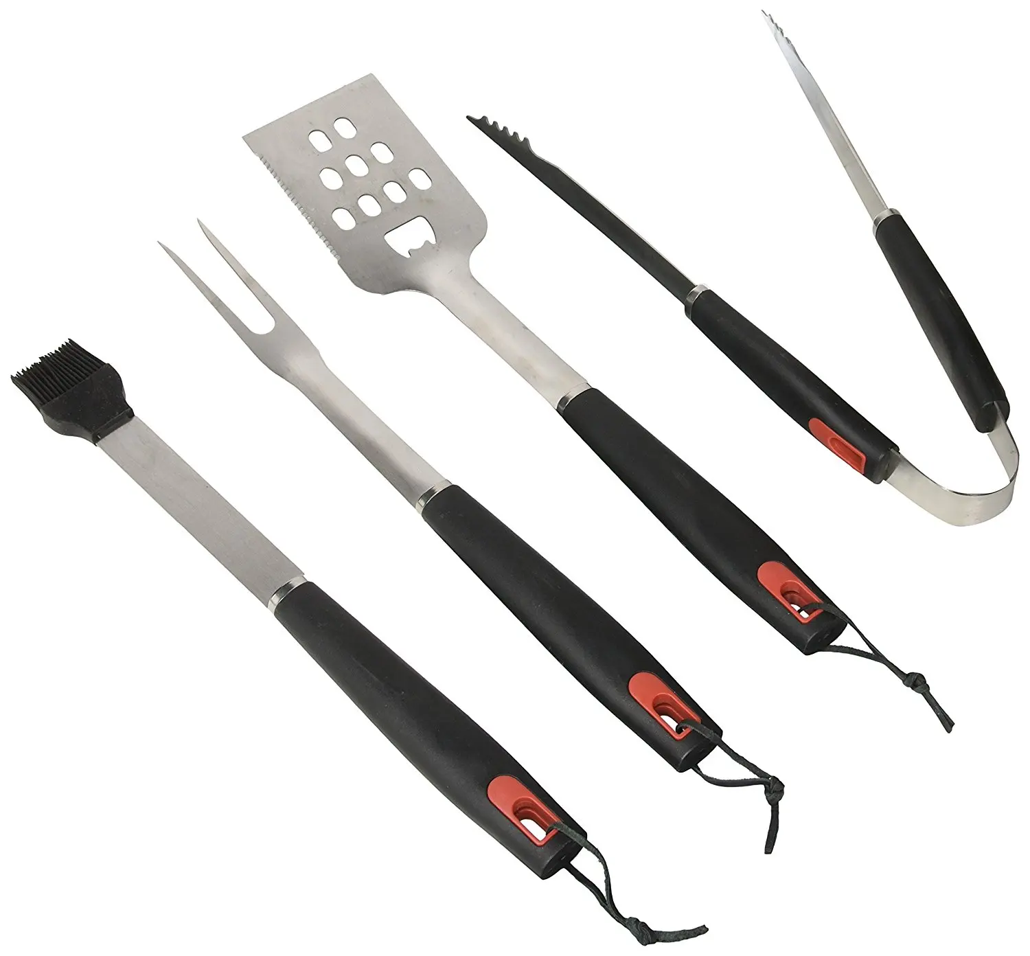 Bbq Grill Tools Set 4 Piece Heavy Duty Professional Grill Tools Kit ...