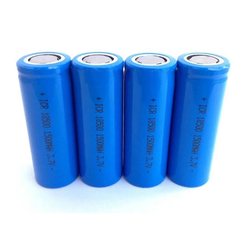 Rechargeable 18500 3.7v 1500mah Li Ion Battery Cell - Buy 1500mah 18500 ...