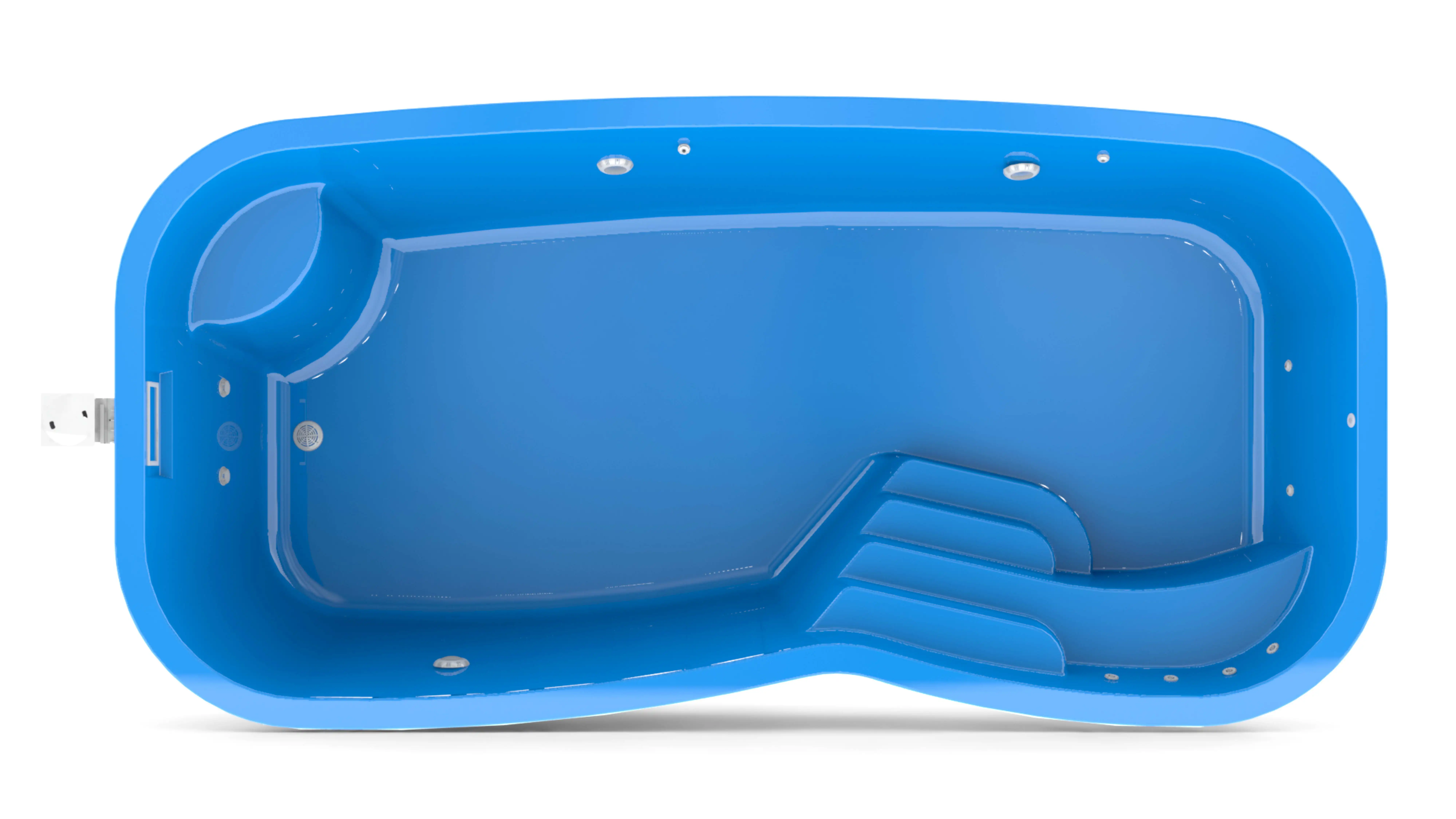 Private Luxury Leisure Molded Plastic Fiberglass Swimming