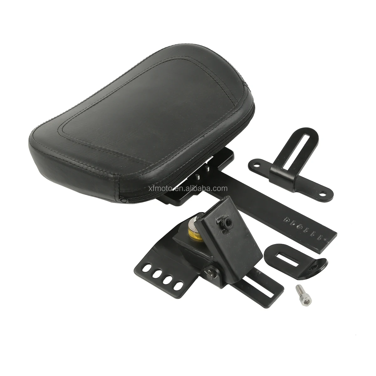 Tcmt Xf2906a23b Black Adjustable Rider Backrest Luggage Rack Mounting