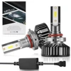 Car Lights 8000lm Cooling Fan 6500K H11 9005 9006 LED Bulb, Auto Canbus F2 Dob Mini H7 LED H4 LED Headlight