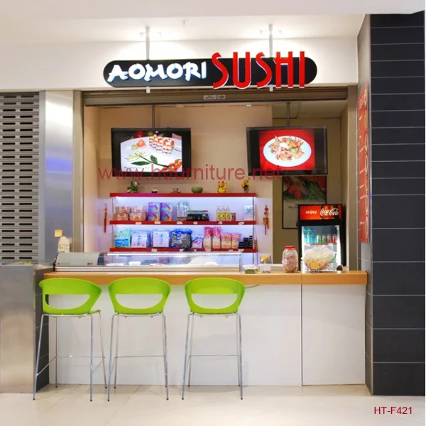 Attractive 10*12ft Ice Cream Shop Design With Ice Cream Shop Equipment