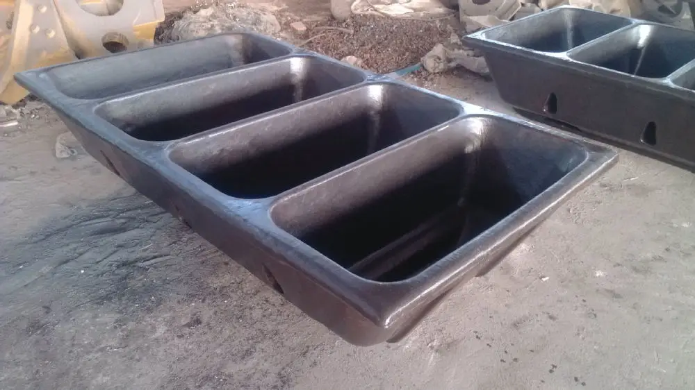 二次干式铝铸锭和铸锭生产商,真空铸造,铸钢模具的 20千克铝锭模具