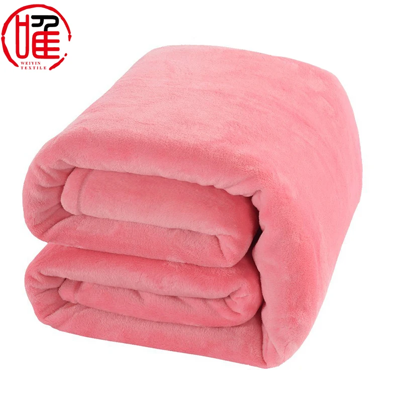 Doublesided Polar Fleece Emergency Blanket Wholesale Flannel Blanket
