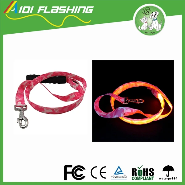 LED Dog Collar, USB rechargeable Nylon Flashing Light up Led Dog Collar