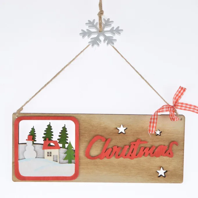 New Product Christmas Welcome Board With Santa Claus And Reindeer And ...