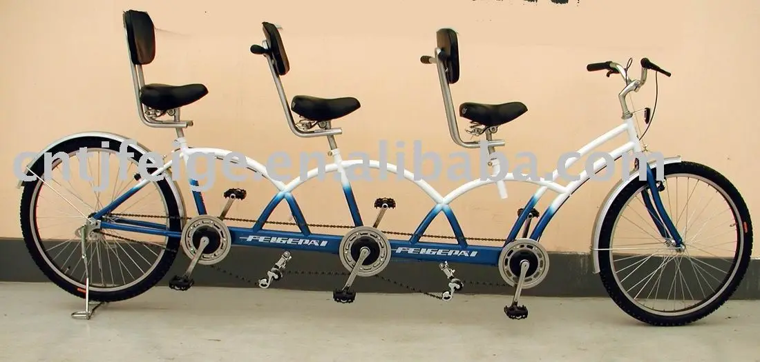 tandem bike for three