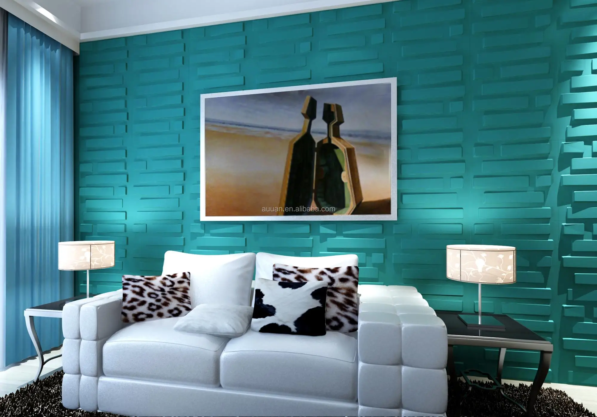 2022 3d Stone Pvc Wall Panel Decor Design Pvc 3d Printing Plastic Wall