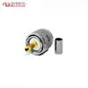 Easy And Simple To Handle UHF Plug Crimp Connector For Rg223 Cable RF Coaxial Connector Straight