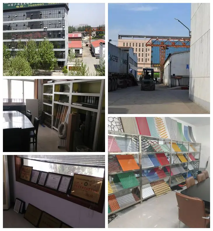 Decorative aluminum perforated metal sheet