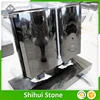 Cheap headstones gray granite open book headstone from China famous supplier