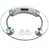 Round glass scale Bathroom scale body weight analyzer digital weight scale 180kg