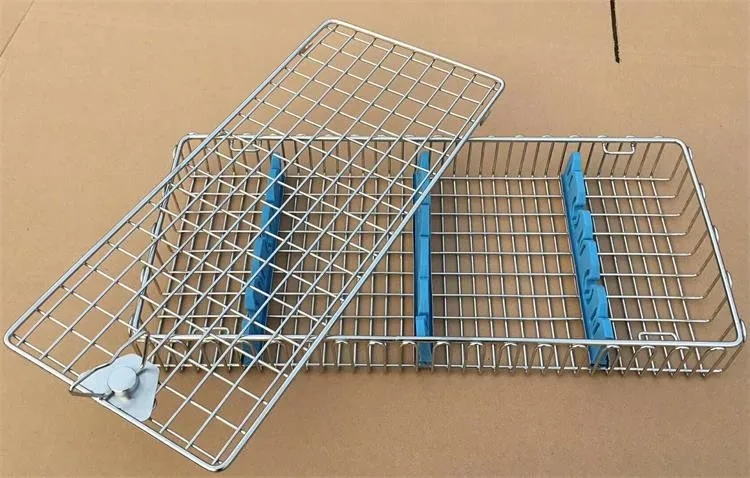 30*20cm De Acero Inoxidable De Esterilización Cesta/bandeja Para El