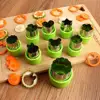 9/12PCS Stainless Steel manual Vegetable Shape Cutter Set, Mini Cookie Fruit Cutter Mold