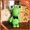 Traditional sock frog doll in green
