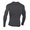 Logo Men Compression Shirt Top Long Sleeve Tight Outdoor Sport