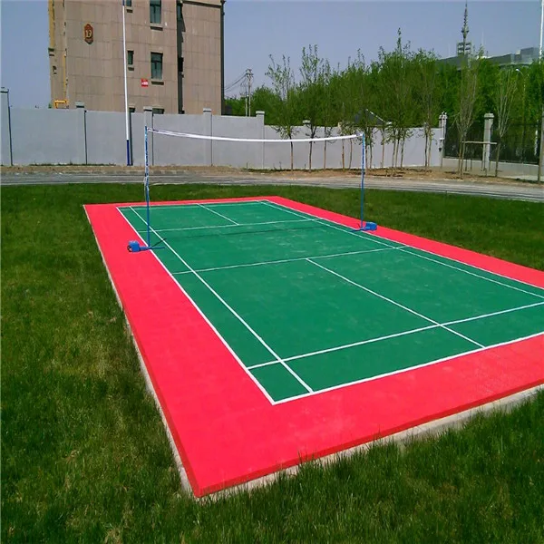 Plastic Waterproof Outdoor Badminton Court Flooring Buy Outdoor