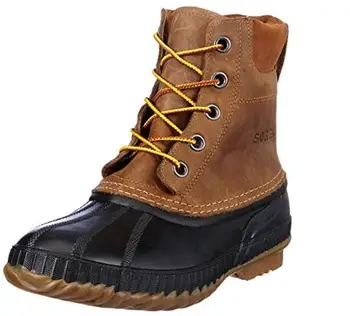 rubber boots with leather uppers