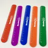 Cheap Custom Blank Silicone Slap Bracelet , Silicone Wristband With Customer Logo ruler 215*25*2mm