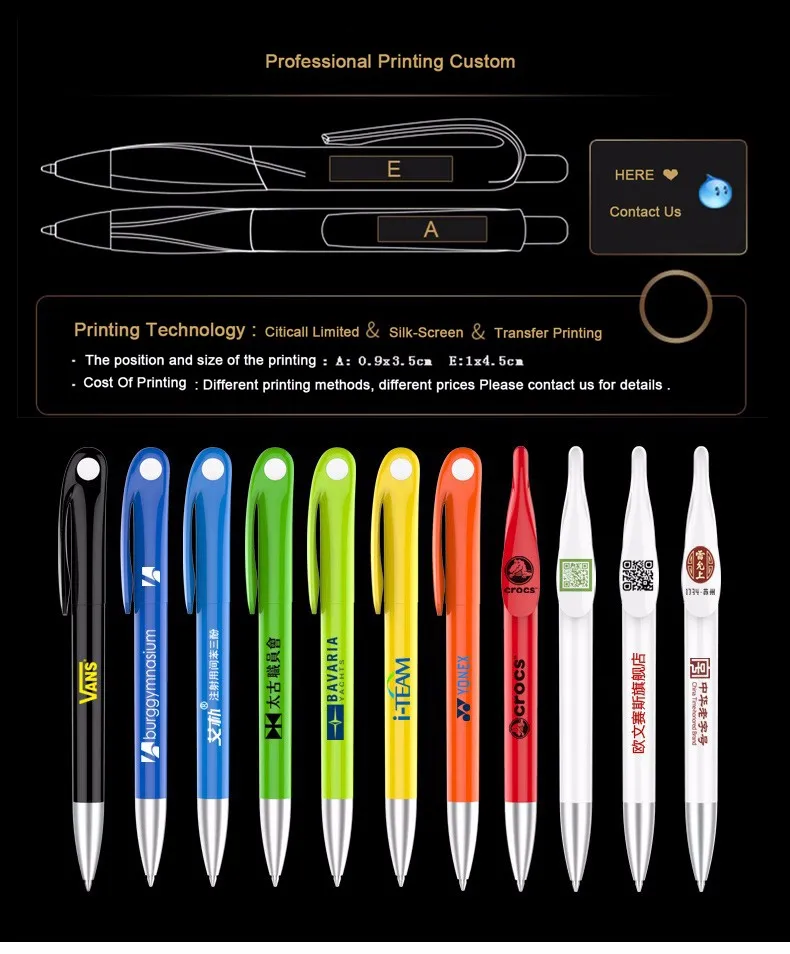 Best Hot Selling Custom Pen Advertising Plastic 3d Liquid Pen ...