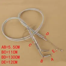 51,5 "Плетеный дроссельной заслонки кабель для Road King Dyna FLH/T FXD FLST FXST 96-07