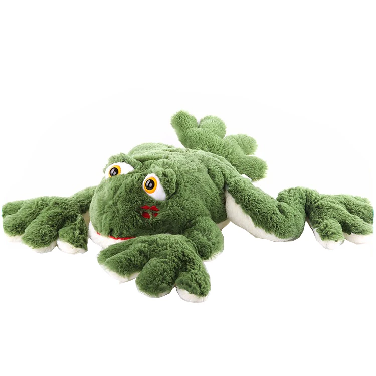 Wholesale Fast Delivery Soft Green Frog Stuffed Toys 60cm  Frog Mixed Design Soft Toy Plush Toy for kids