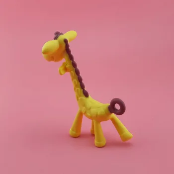 silicone giraffe teether