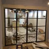 Imported carbon steel windows high quality iron grill windows design with Lowe glass