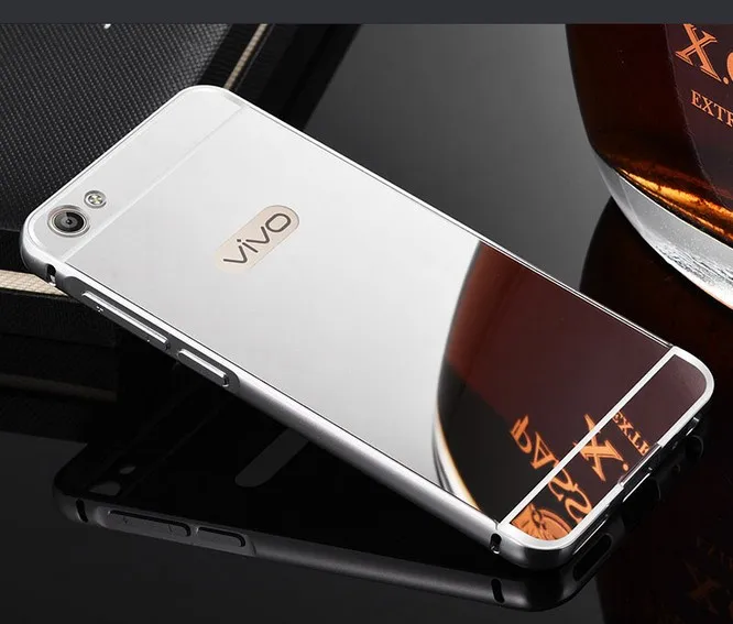 Luxury Aluminium Metal Bumper Acrylic Mirror Back luxury aluminium metal bumper acrylic mirror back