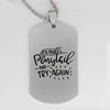 Fix Your Pongtail And Try Again New Arrival Jewelry Trendy Stainless Steel Necklace Gift for Friends N4238