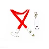 New Arrival Trending 4in1 Lanyard Charging Cable Two Input to Three Output Mobile Phone Charger Cable 90cm USB Charging Line