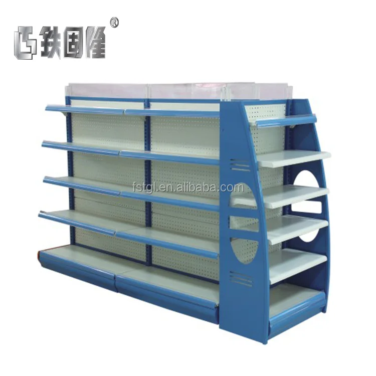 Retail Shop Convenience Store Used Pegboard Stand Shelves Shelving Rack