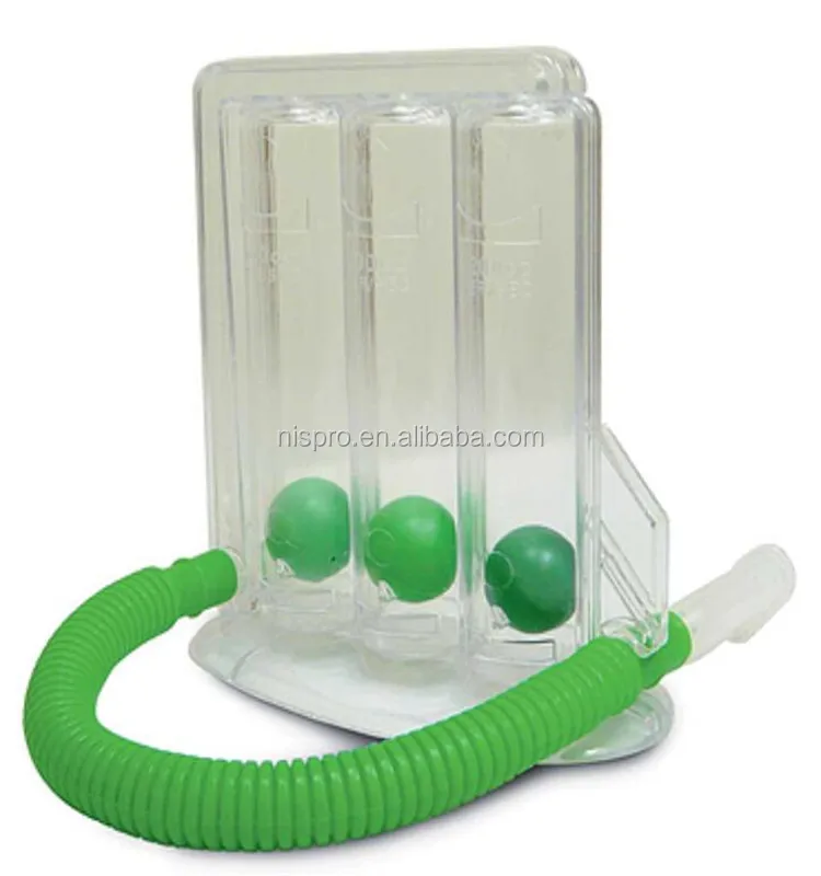 Portable Three Ball Medical Incentive Deep Breathing Exerciser ...