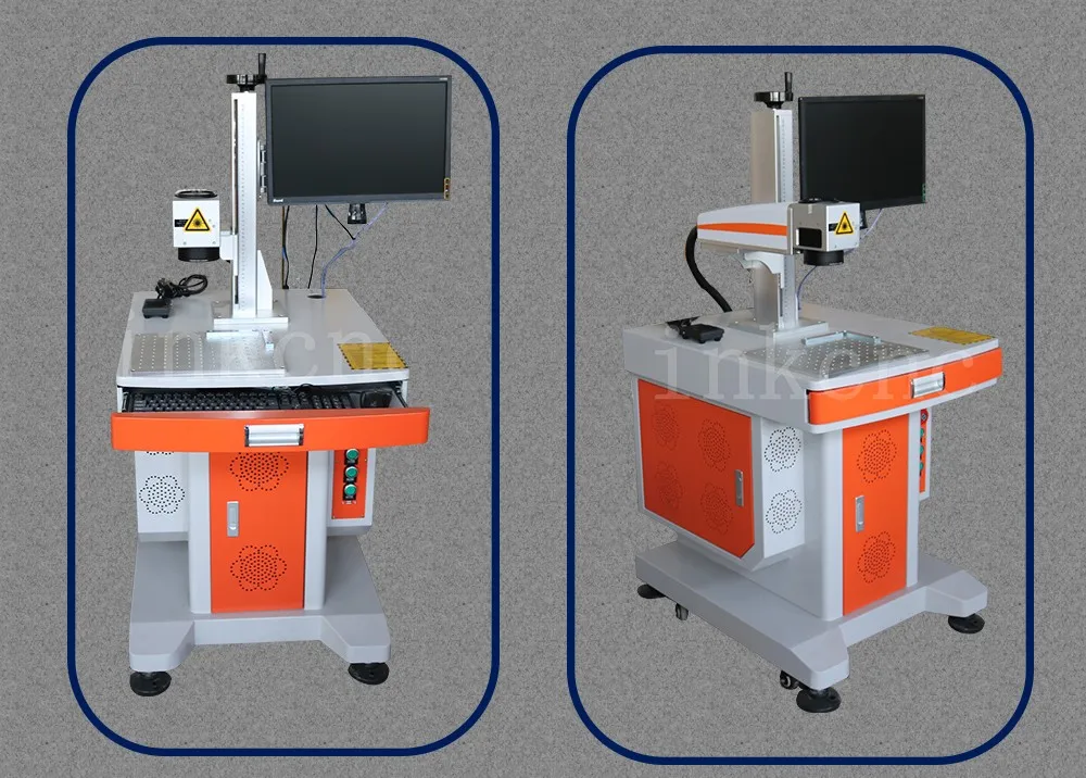 Bird Ring Engraving Metal Marking / CNC Fiber Marking Machine with High Precision