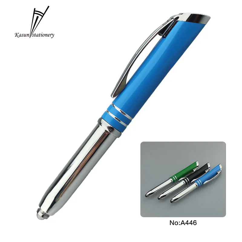 Novelty Stationery Ballpoint Pen LED Lights Lanyard Notes School Supplies QC