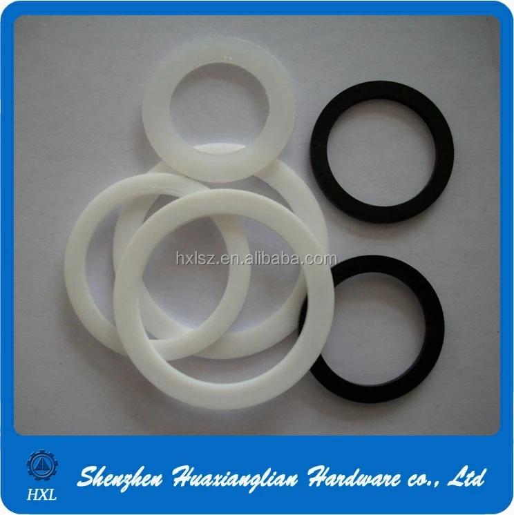 Silicone Washer White Sealing Flat Gasket Solid Plain Washers Food Grade Rings