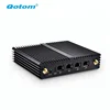 J1900 x86 Qotom Desktop Computer Mini Itx Server Barebone Firewall mac pc 1080p 4 Ethernet Router Ubuntu mini pc 12v