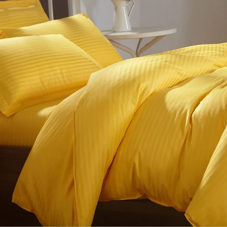 Full Cotton 3cm Strip Bed Linen In Colors Used For Hotel Buy 3cm