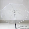 led flash color changing transparent rain umbrella wholesale