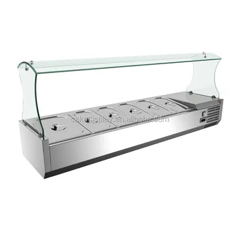 Commercial Counter Top Salad Bar Vegetable Prep Table ...