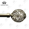 New Design Supplied Brass Hollow Curtain Rod End Finial