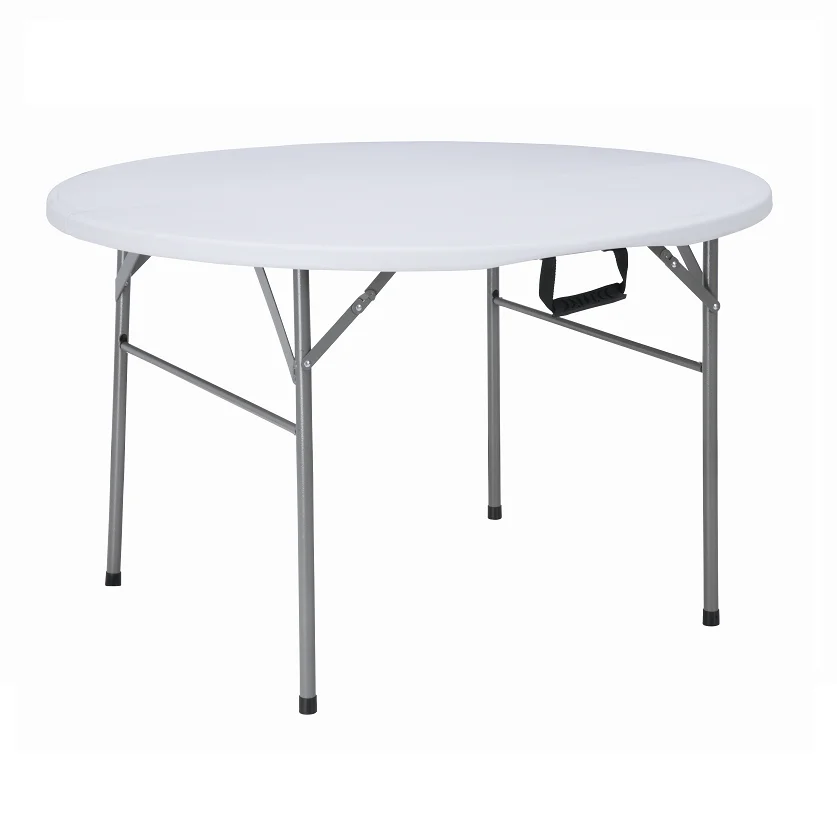 4ft Outdoor Off White Plastic Folding Round Table For Sales - Buy ...