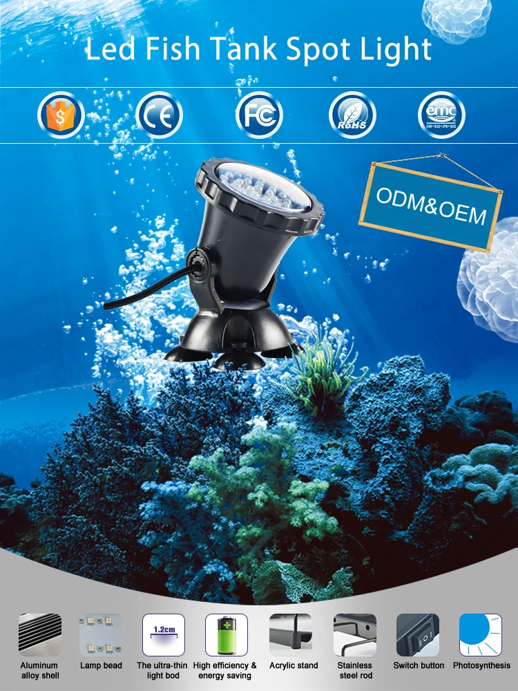 Gako Sl3604 New Led Spot Light Pa Led Par Aquarium Light Aquatic