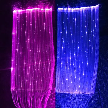 2019 Light Up Fiber Optic Fabric Textile For Wedding Dress Jacket