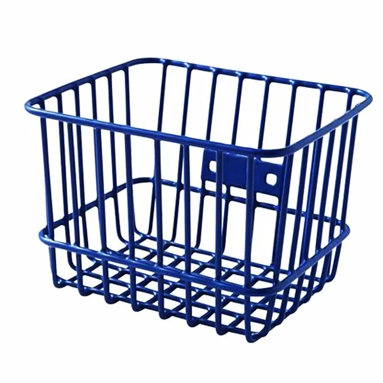 Deep Sized Metal Wire Bike Front Basket For Storage Buy Bike Basket