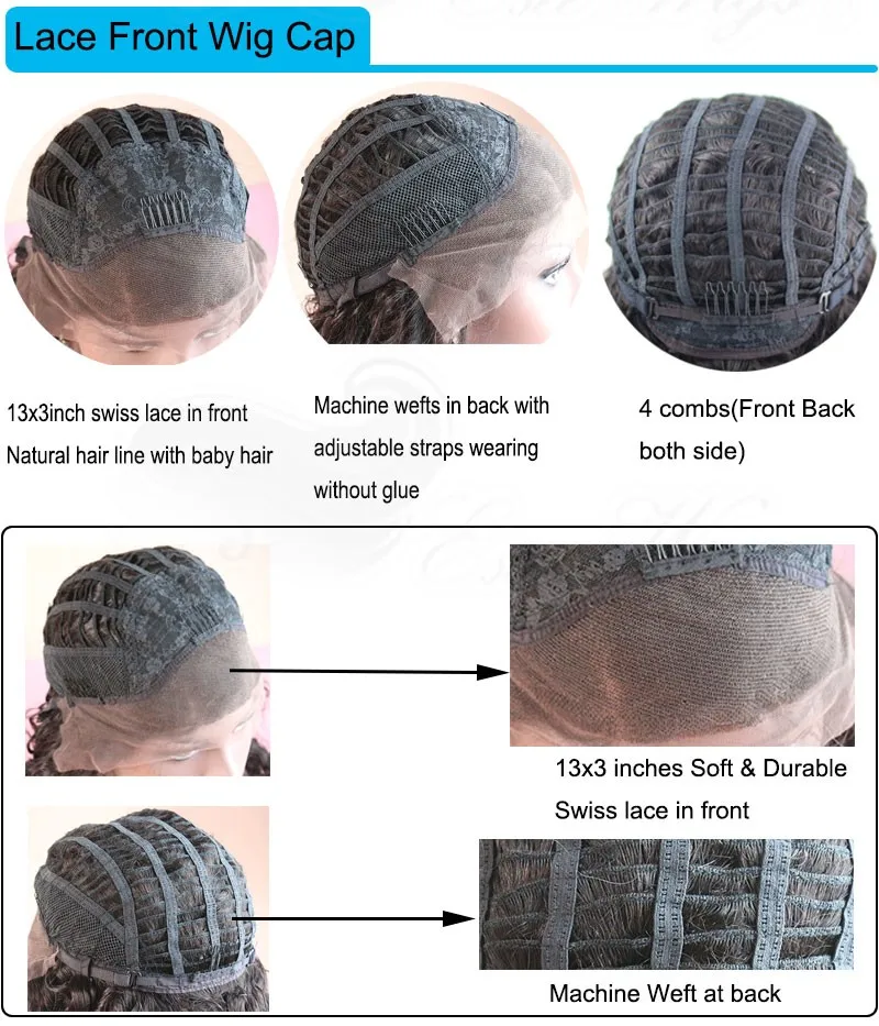 Factory price grade 8a lace front wig straight human hair wigs for black women