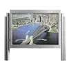Ultra thin 85mm aluminum single sided back-lit led fabric advertising light box for indoor stores