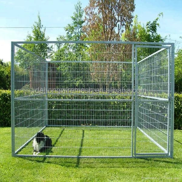 Large Outdoor Modular Dog Kennel,Iron Fence Dog Kennel Fence Panel