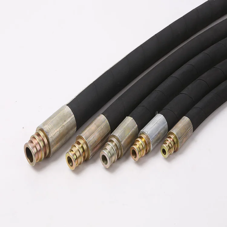 Steel Wire Braided Rubber Hydraulic Hose Sae100 R2 At/din En 853 2sn