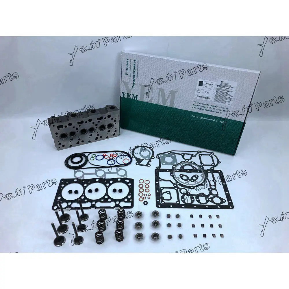 D1105 Complete Cylinder Head With Cylinder Head Gasket Set For Kubota